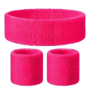 ~3 Pack Neon Sweatband Set~